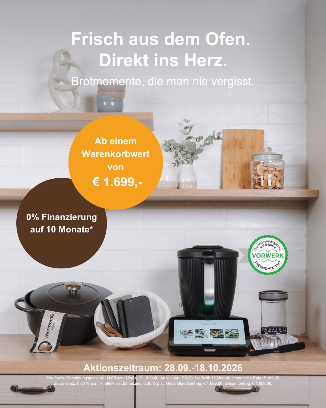 0 Prozent Finanzierung auf 10 Monate
